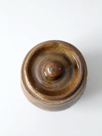 vintage studio pottery jar