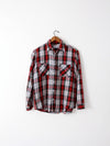 vintage 70s Big Mac plaid flannel work shirt