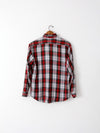 vintage 70s Big Mac plaid flannel work shirt