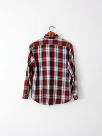 vintage 70s Big Mac plaid flannel work shirt