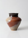 vintage studio pottery vase