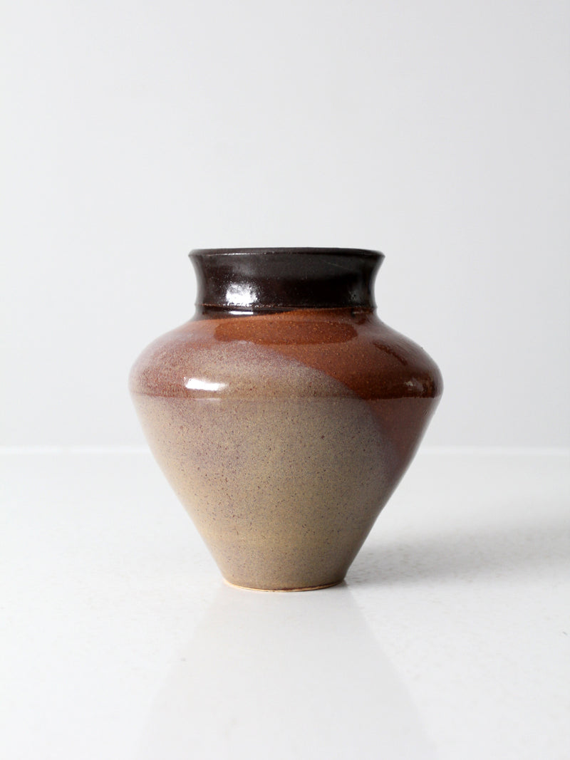 vintage studio pottery vase