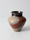 vintage studio pottery vase