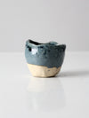 vintage studio pottery mini cachepot
