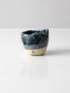 vintage studio pottery mini cachepot