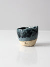 vintage studio pottery mini cachepot