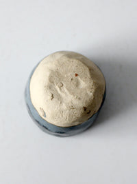 vintage studio pottery mini cachepot