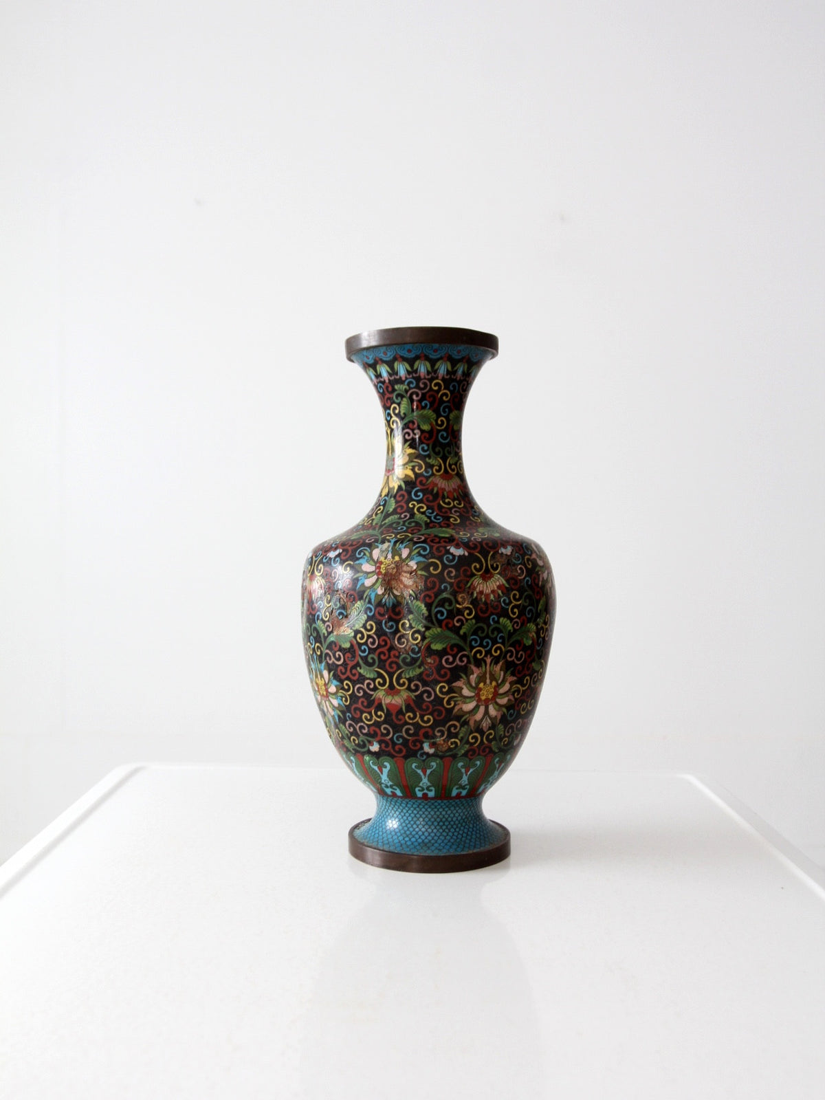 antique Chinese cloisonne vase