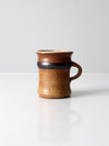 vintage studio pottery mug