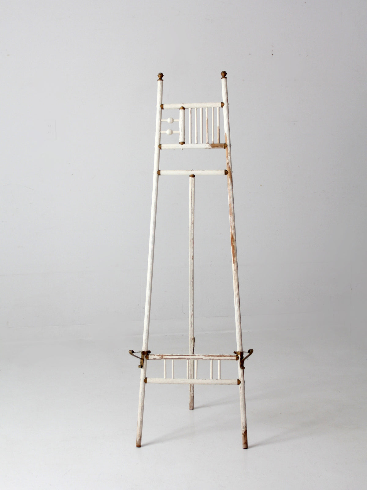 antique ball and stick easel