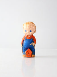vintage 60s JL Prescott rubber squeeze toy