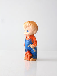 vintage 60s JL Prescott rubber squeeze toy