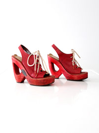 vintage 70s platforms from Shoes n Stuff by Frank Sbicca