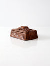 vintage Syroco style acorn valet box
