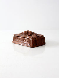 vintage Syroco style acorn valet box