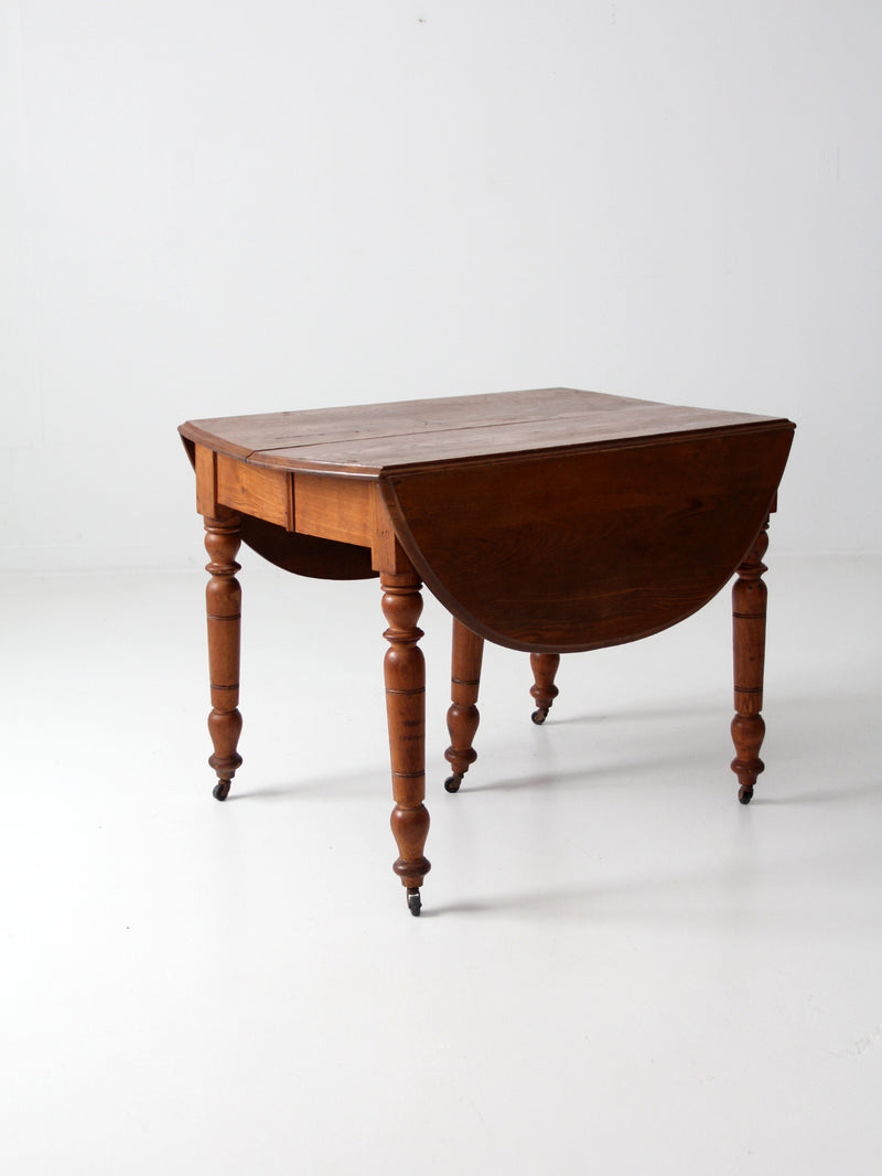 antique drop leaf table