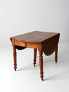 antique drop leaf table