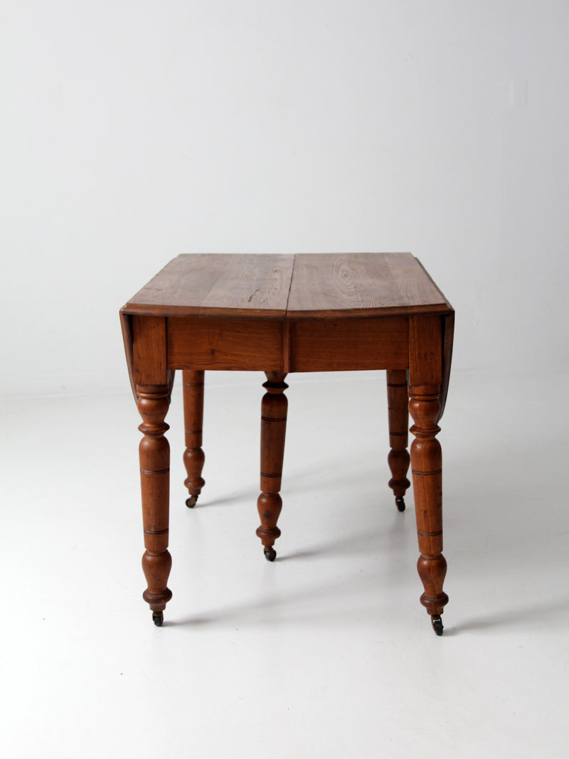 antique drop leaf table