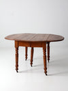 antique drop leaf table