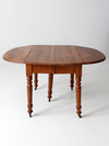 antique drop leaf table
