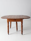 antique drop leaf table