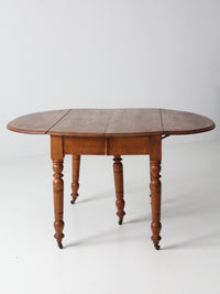 antique drop leaf table