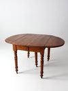 antique drop leaf table