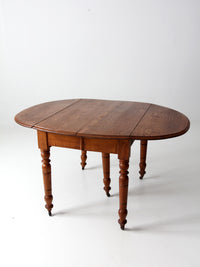 antique drop leaf table