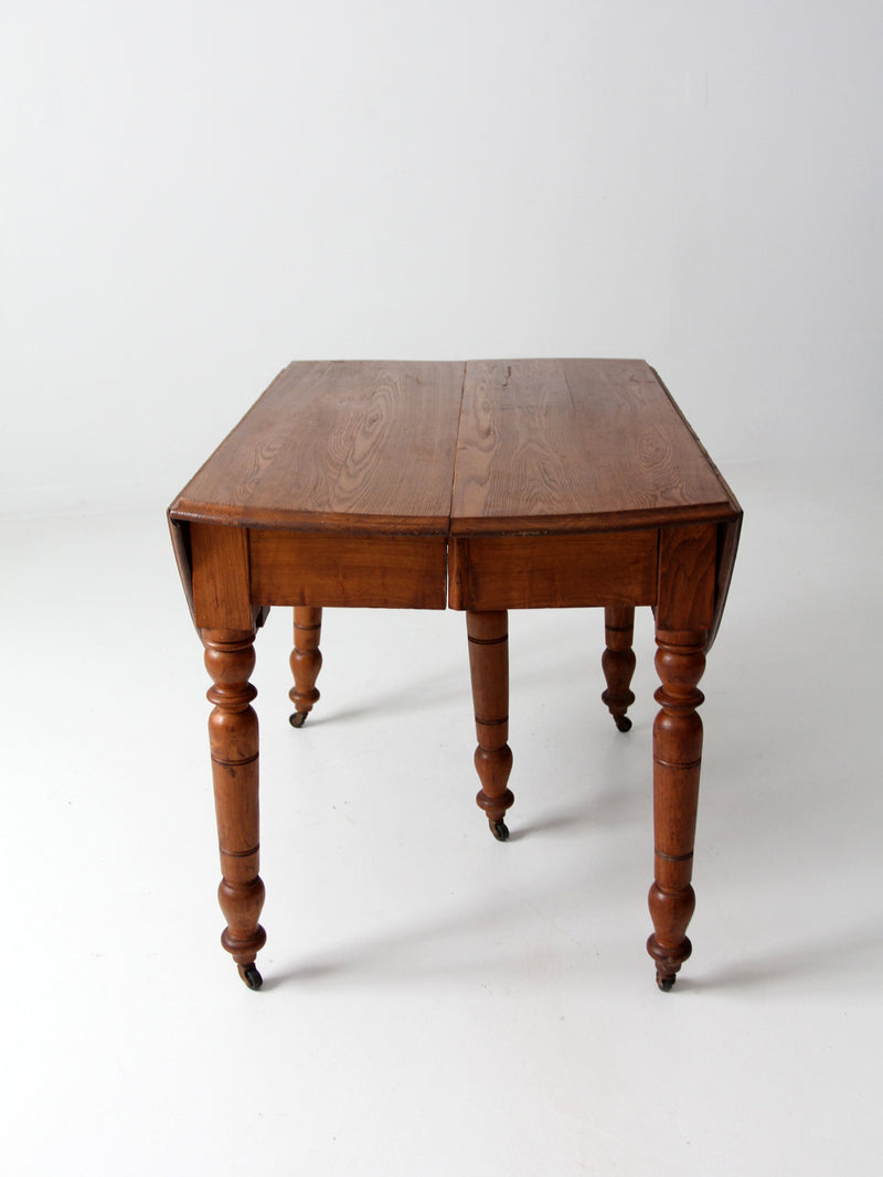antique drop leaf table