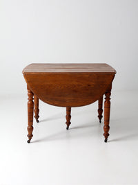 antique drop leaf table