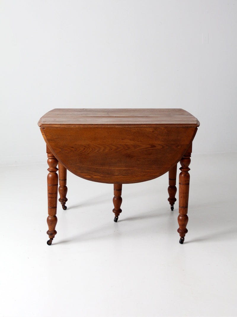 antique drop leaf table