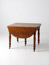 antique drop leaf table