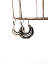 vintage Mexican dangle hoop earrings