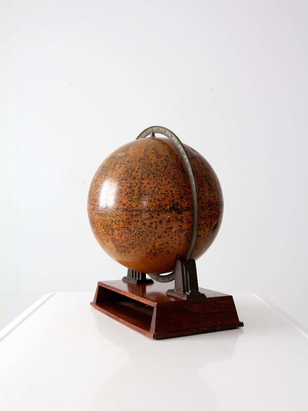Rand McNally Terrestrial Art Globe 12 inch circa 1940s