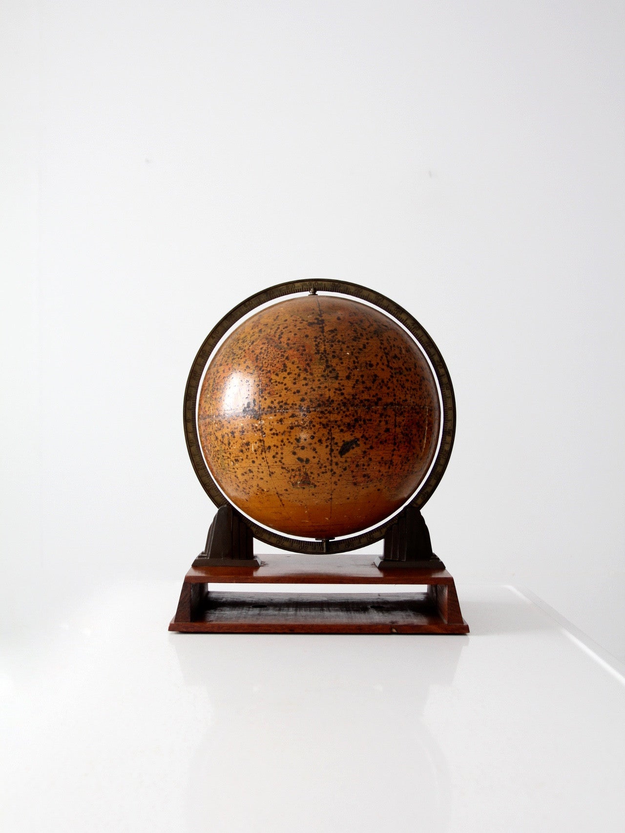 Rand McNally Terrestrial Art Globe 12 inch circa 1940s – 86 Vintage