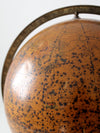 Rand McNally Terrestrial Art Globe 12 inch circa 1940s