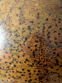 Rand McNally Terrestrial Art Globe 12 inch circa 1940s