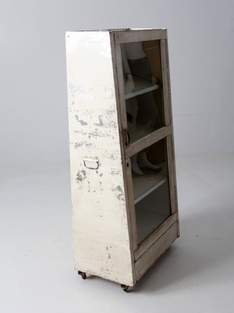 vintage medical cabinet