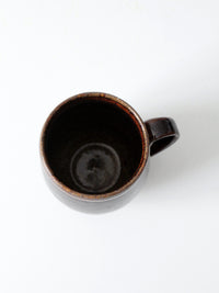 vintage studio pottery mug