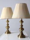 vintage Stiffel brass table lamps