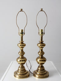 vintage Stiffel brass table lamps