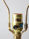 vintage Stiffel brass table lamps