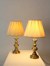 vintage Stiffel brass table lamps