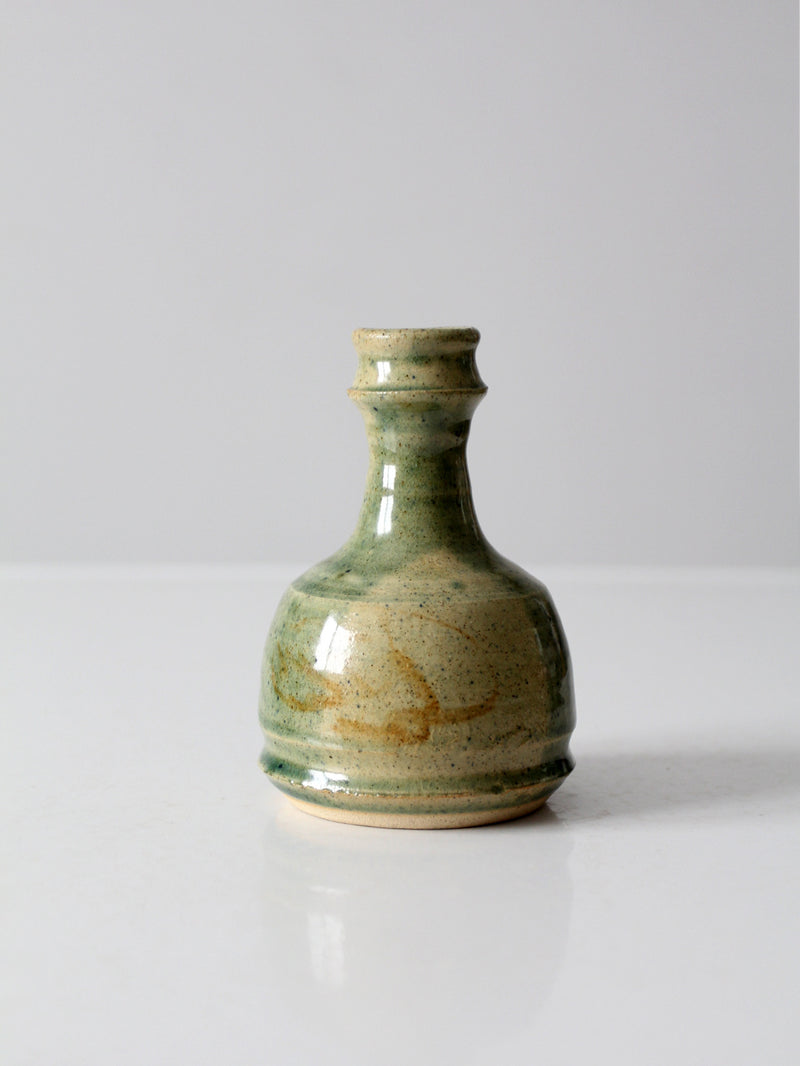 vintage Dodge Station Pottery bottleneck vase