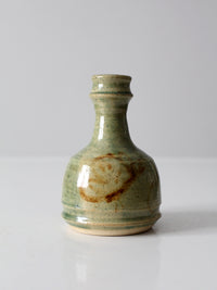 vintage Dodge Station Pottery bottleneck vase