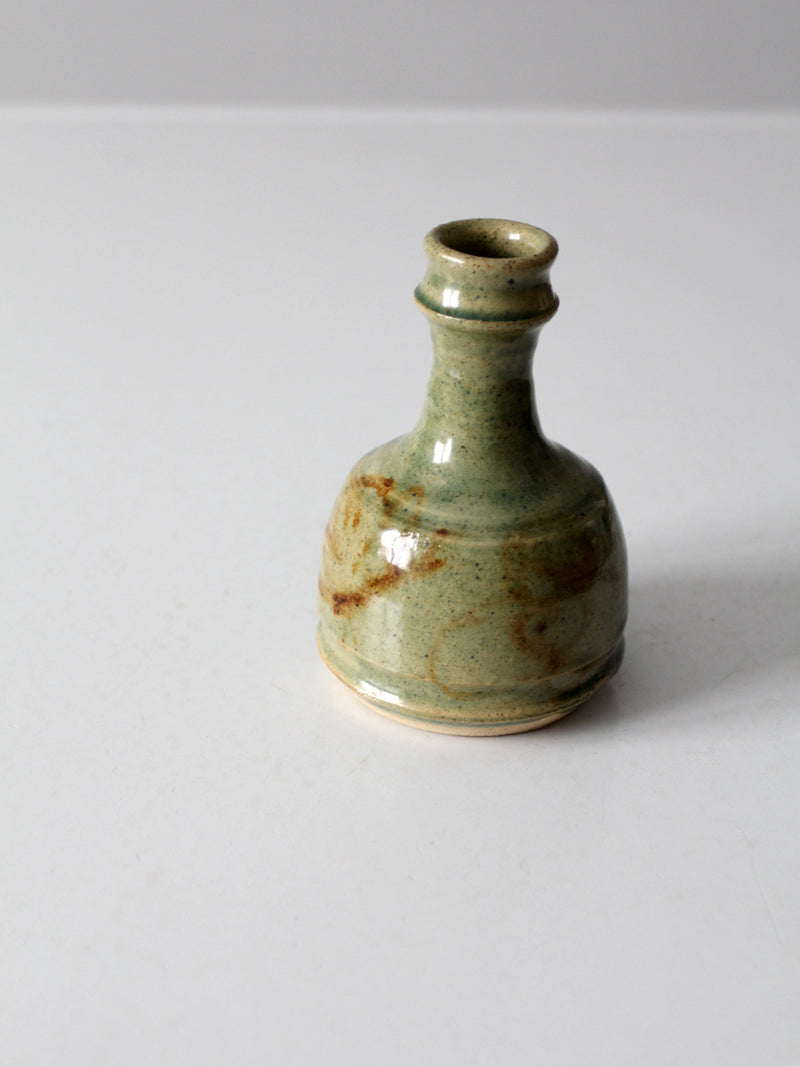 vintage Dodge Station Pottery bottleneck vase