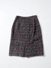 vintage 50s tweed pencil skirt