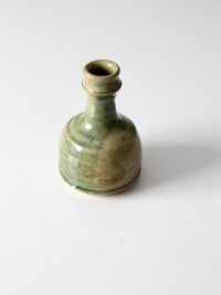 vintage Dodge Station Pottery bottleneck vase