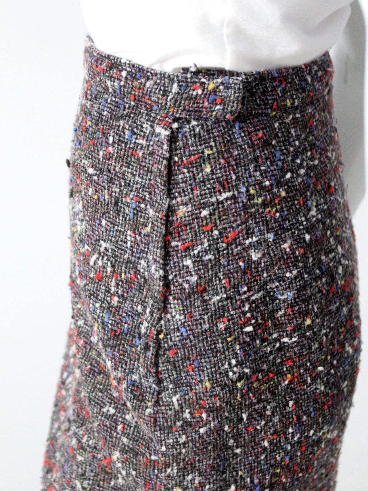 vintage 50s tweed pencil skirt 86 Vintage