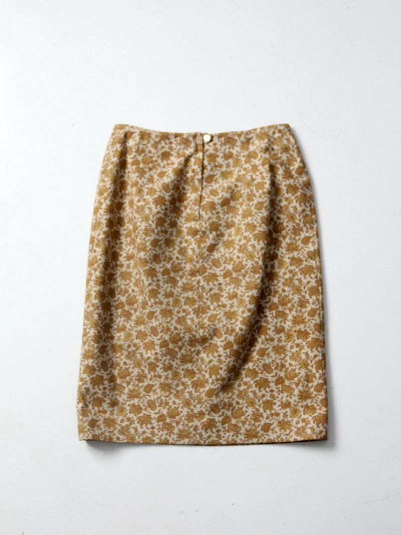 vintage 60s pencil skirt